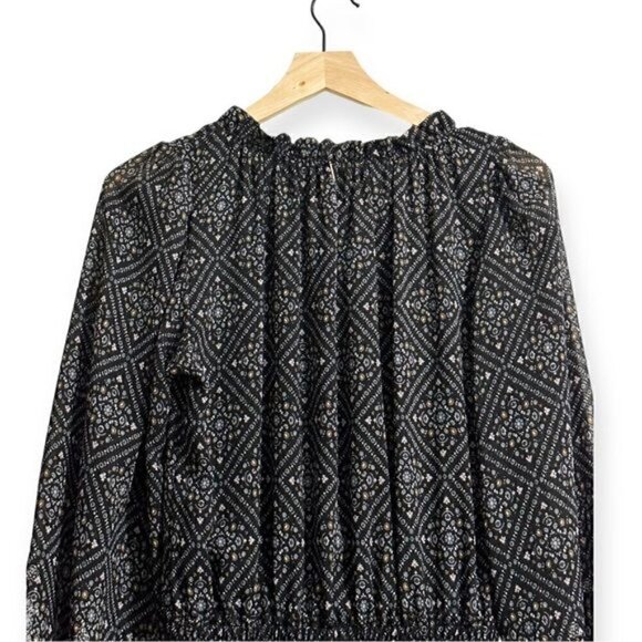 MISA Los Angeles Lorena Dress Black Print, Size XS - Picture 7 of 16